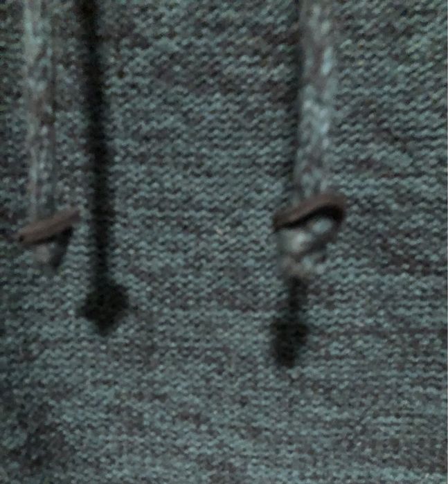 Camisola com gola e atilho, tom esverdeado