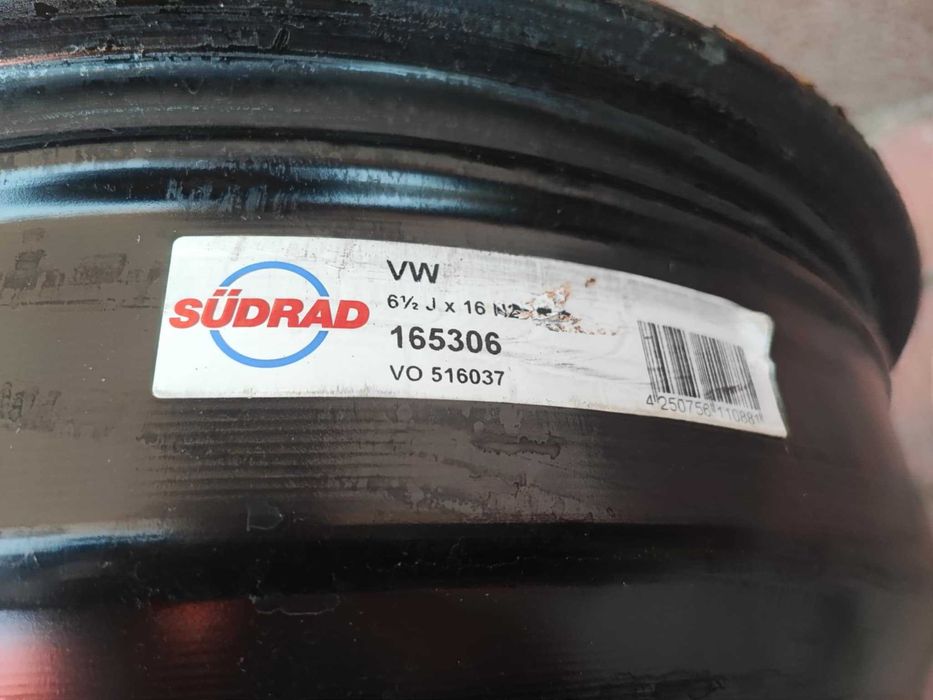 Felgi Stalowe VW Volkswagen 5x112 16" 6.5J ET 41 16 Skoda Audi Seat