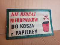 Stare tablice informacyjne, szyld, szyldy, PRL, komuna