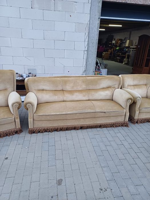 Stylowy komplet wypoczynkowy do dopieszczenia