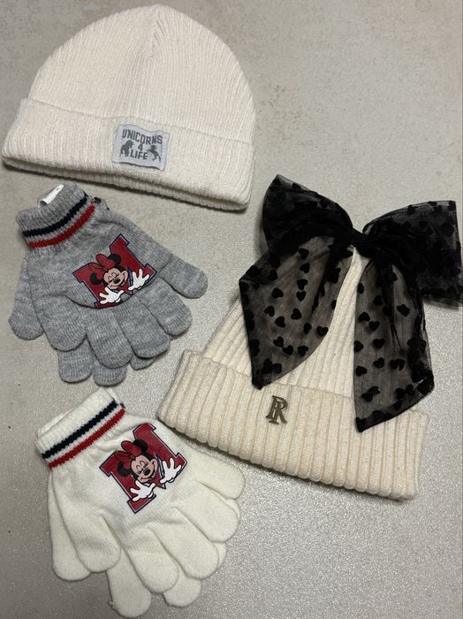 Шапка на дівчинку 4/5/6 років