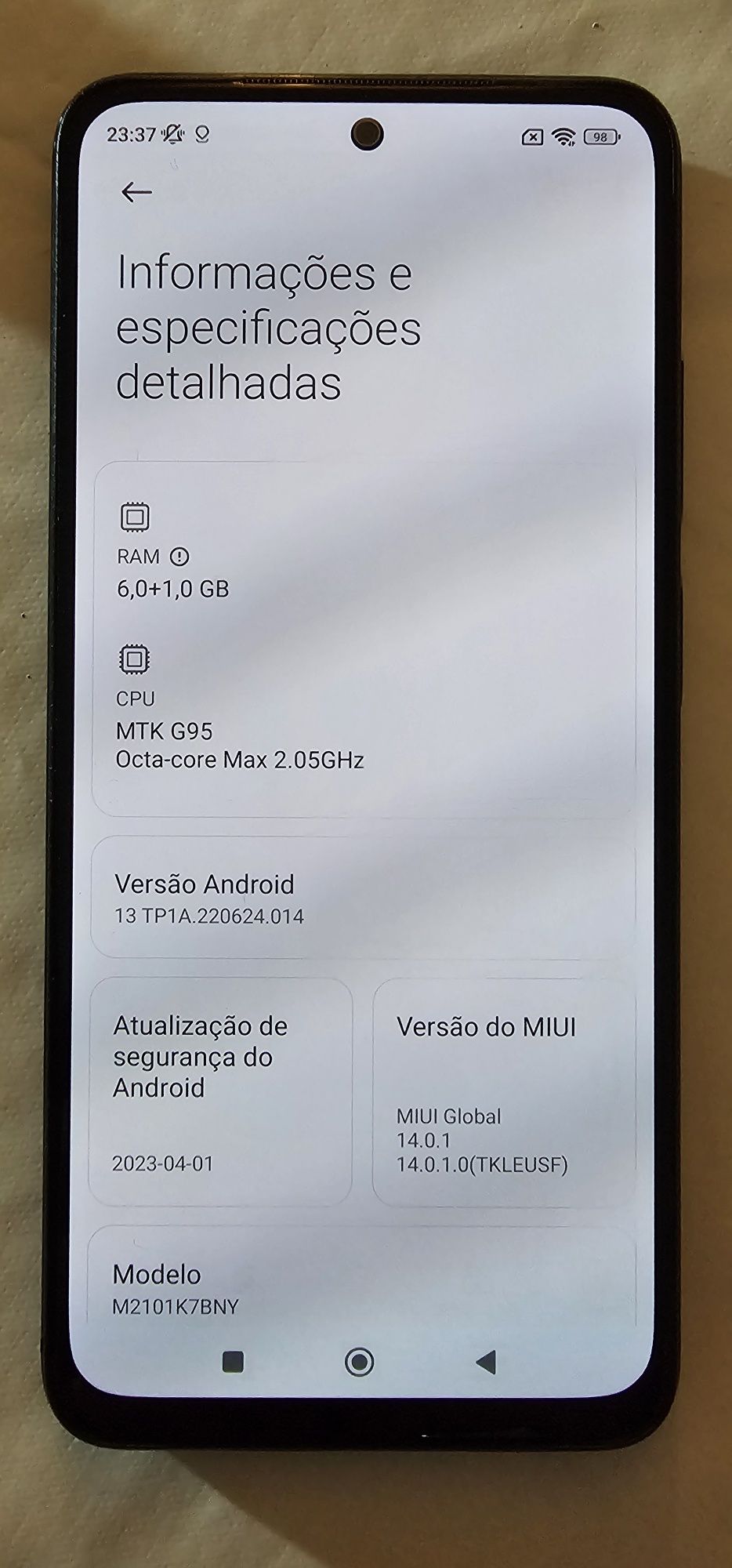 Xiaomi Redmi Note 10S