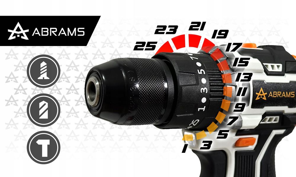 Wiertarko Wkrętarka Akumulatorowa Udarowa Bezszczotkowa 2xaku21v Mocna