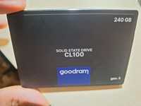 SSD goodram CL100 240 gb + кабель sata 3 за доплату