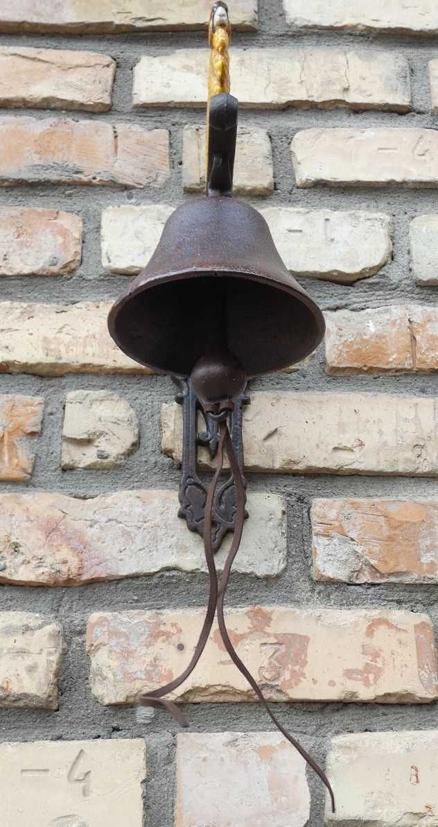 Duży użytkowy DZWON żeliwny BARAN dzwonek