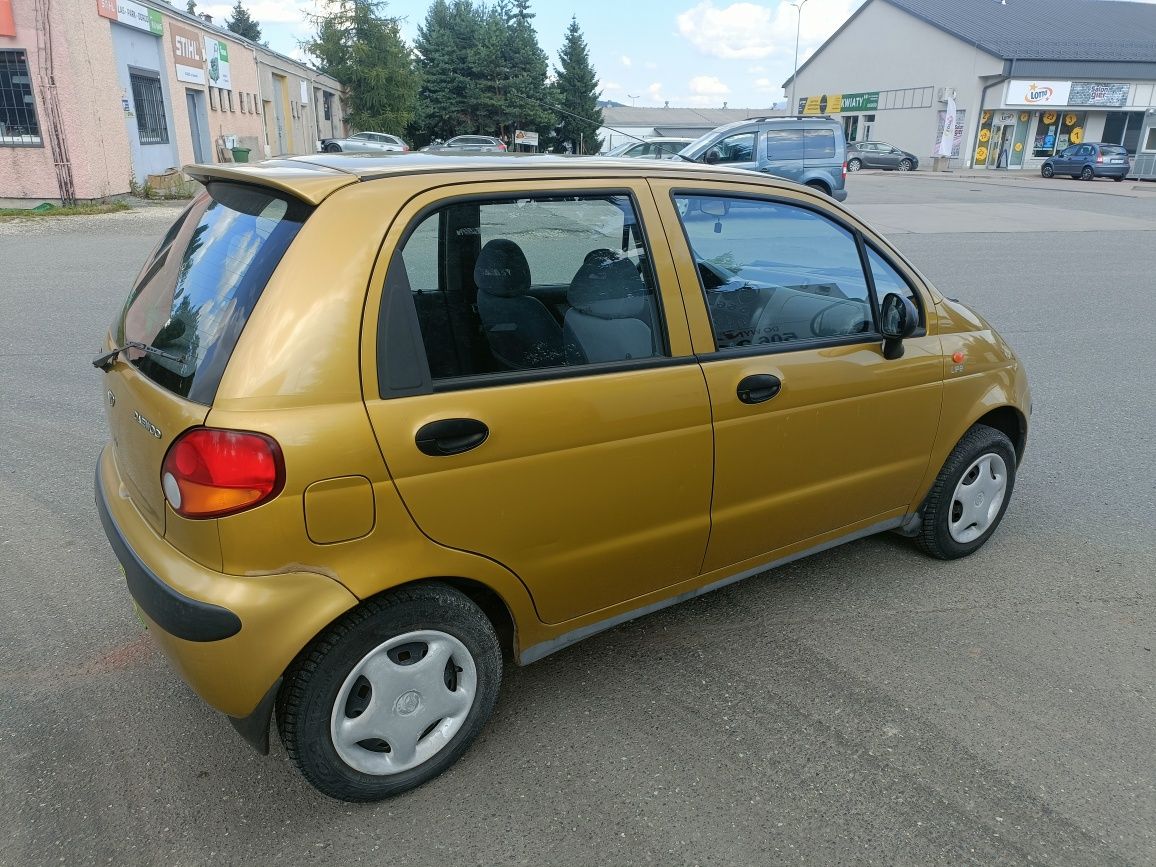 Daewoo Matiz ładny ze wspomaganiem Air ważne opłaty