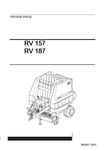 Kverneland Vicon RV 187 157 Instrukcja obsługi RV187 RV157