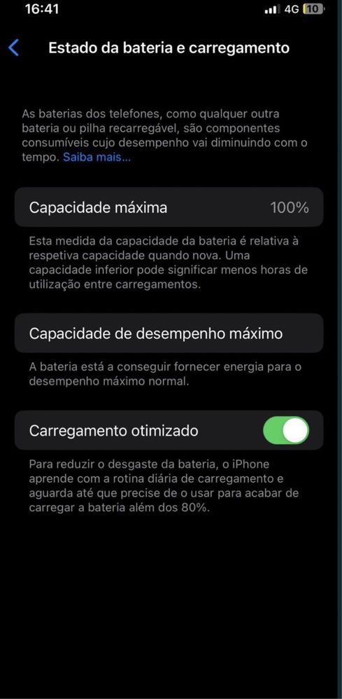 Iphone X 64 GB preto seminovo