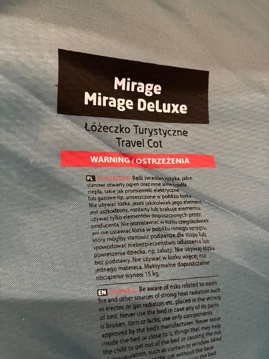 Łóżeczko turystyczne i materacyk
