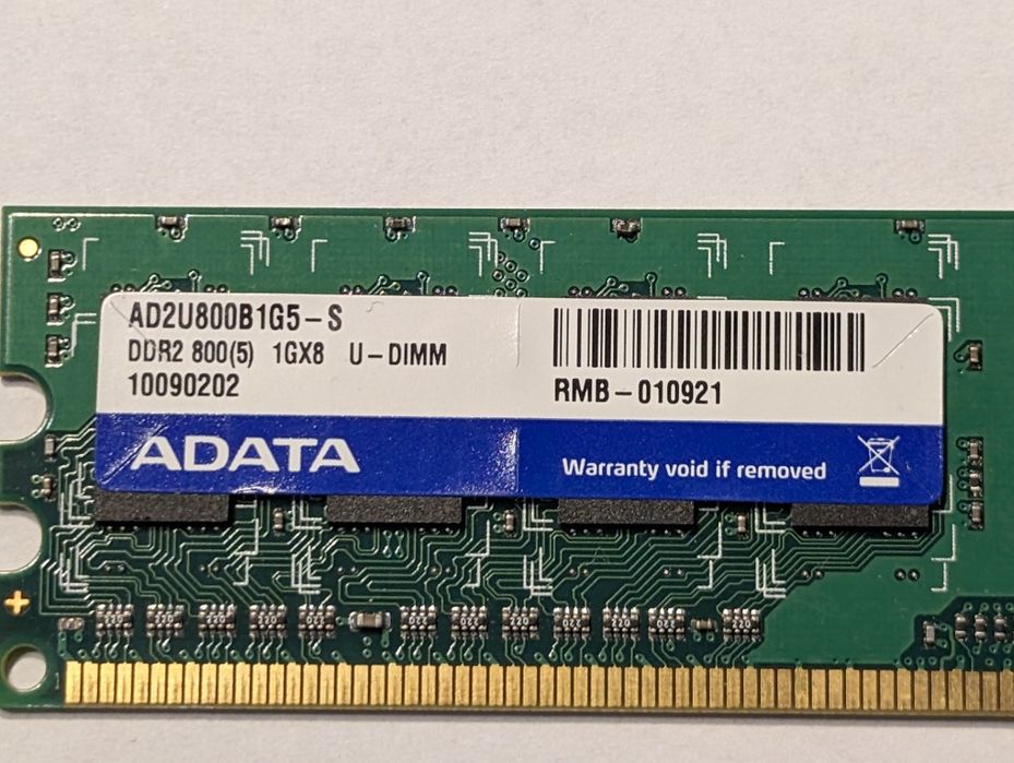 pamiec RAM ADATA DDR2 1GB 800MHz