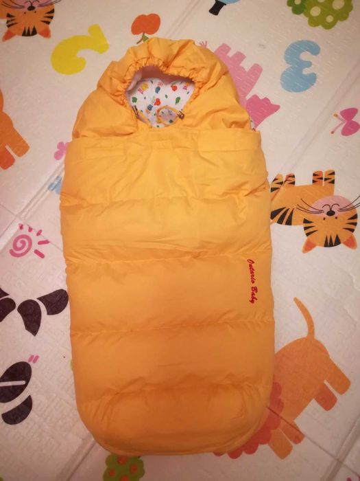 Конверт-трансформер 3 в 1 жёлтый (зима,весна,осень)