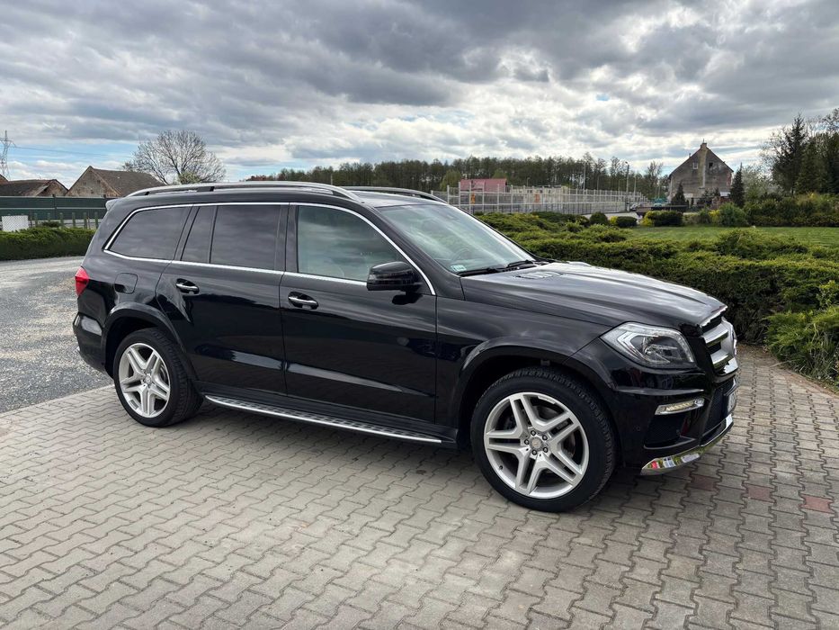 Mercedes GL 350 d X166 pakiet AMG salon Polska niski przebieg 7-miejsc