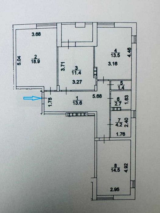 Продам 3к85м2 ремонт ЖК Комфорт Таун вул Регенераторна 4