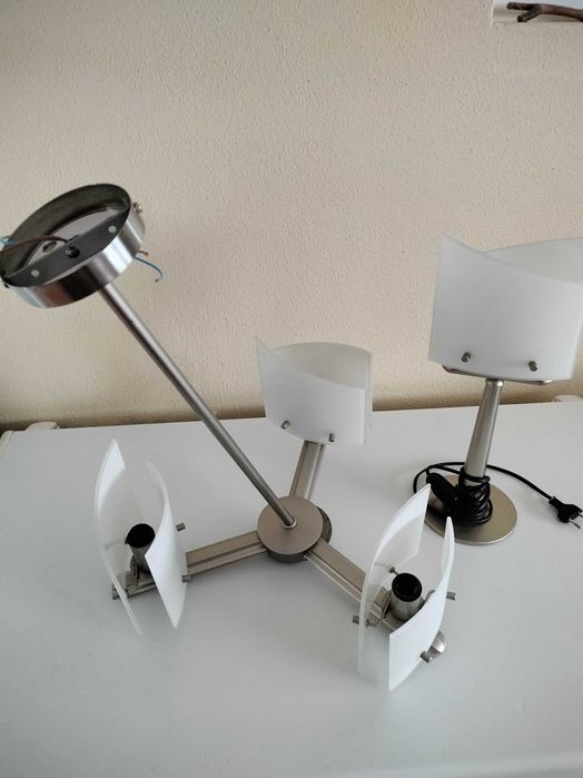 Candeeiro + candeeiro mesa