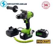 Шуруповерт Procraft PA18BL Universal Extra (ТУШКА БЕЗ АКБ и ЗУ)