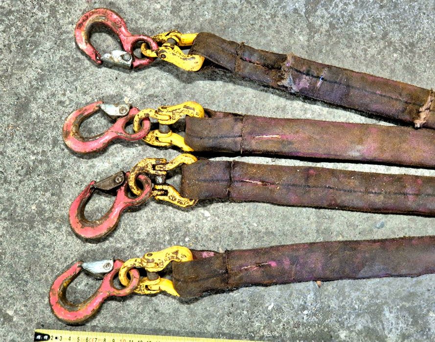 Zawiesie łańcuchowe 4-cięgnowe 2.1T z hakami obrotowymi NOWE