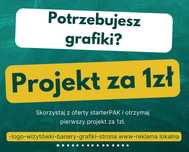 logo | baner | wizytówka | strona www | tylko 5 osób | grafika za 1zł