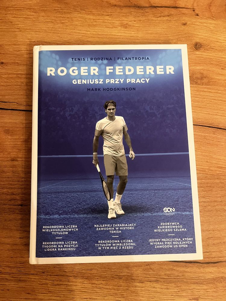 NOWA książka tenis ziemny Roger Federer na prezent