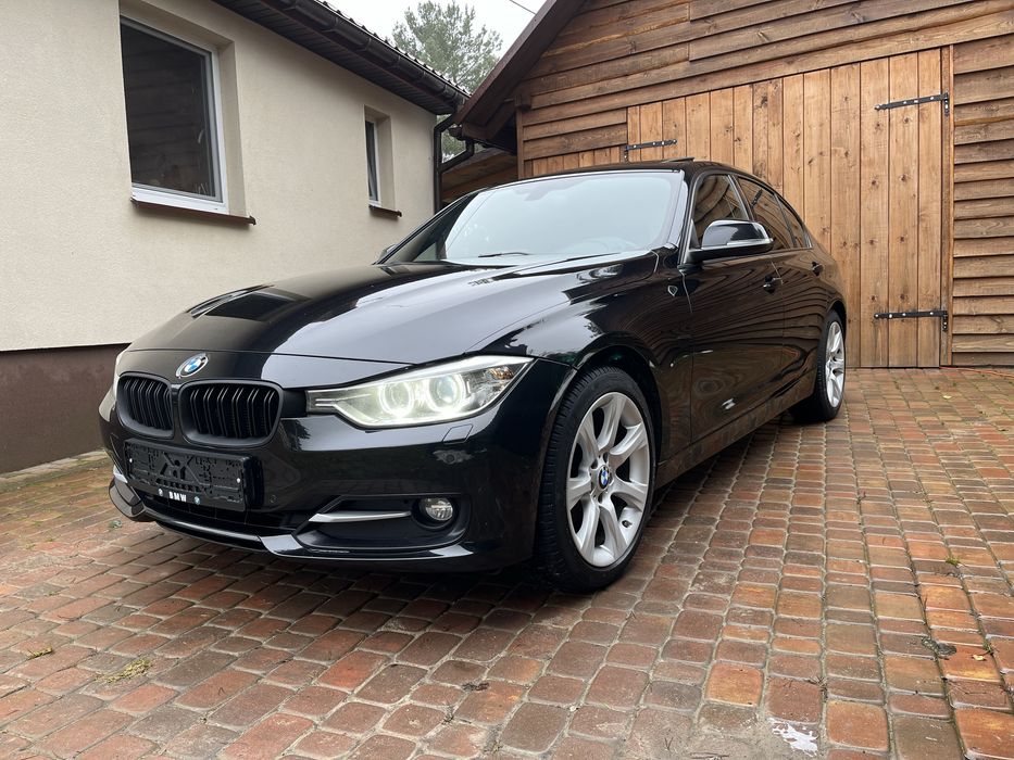 BMW F30 2.0d 2014r Xenon Led Szyberdach Czarny Sedan