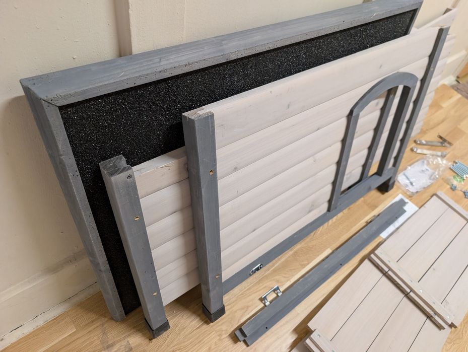 Trixie Classic Natura Buda dla Psa z Płaskim Dachem S-M 85x60x58cm