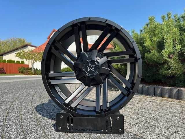 FELGI ER882 do Jeep Wrangler JK Wklęsłe 20x10 ET-24 Mega Wklęsłe Black