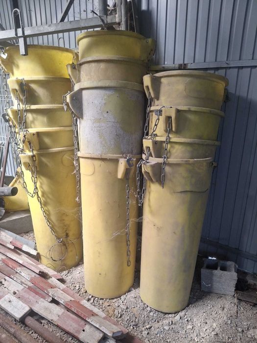 Conjunto 1 Boca, 1 Suporte e 19 Tubos Descarga de Entulho