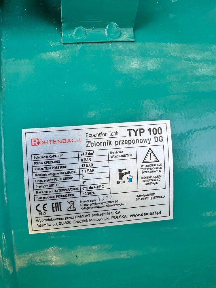 Hydrofor IBO 100L MHI 1300 INOX pompa wody
