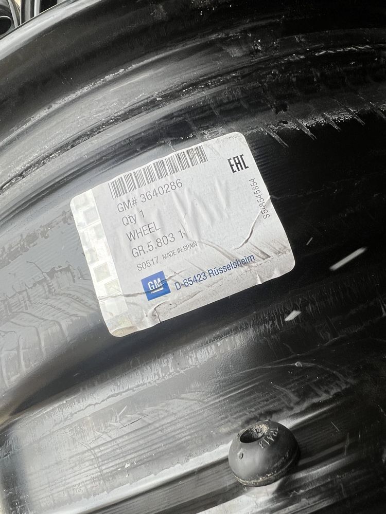4xfelga stalowa 16" CITROEN / PEUGEOT / OPEL (4x108 ET20)