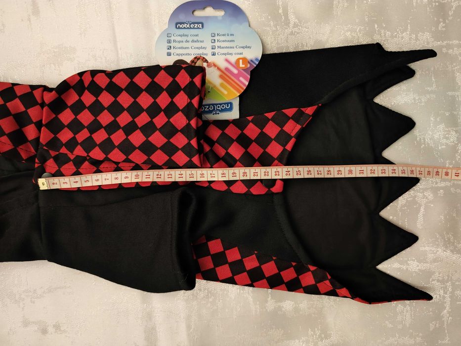 Roupa para Cão Estilo Joker – Preta e Vermelha - L