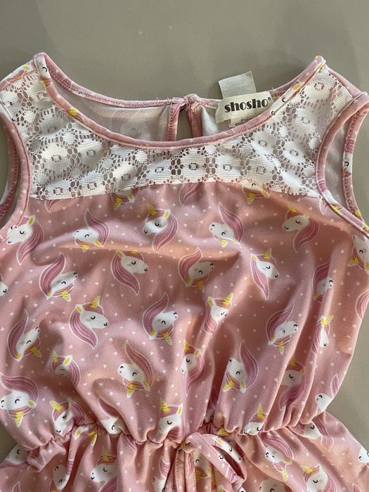 Kombinezon letni z jednorożcem