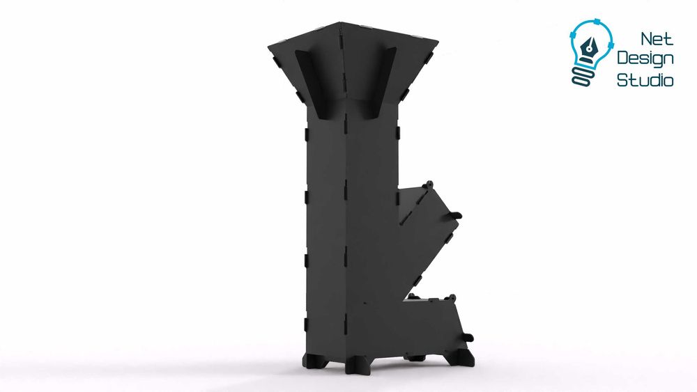 Piecyk rakietowy, składany, projekt CNC, pliki DXF + PDF - 2 w jednym