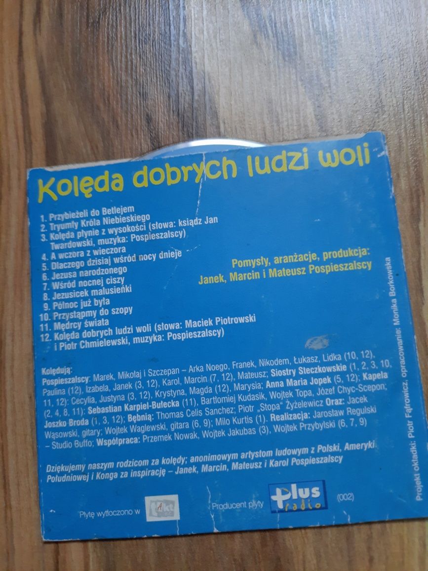 Płyta CD z kolędami kolędy