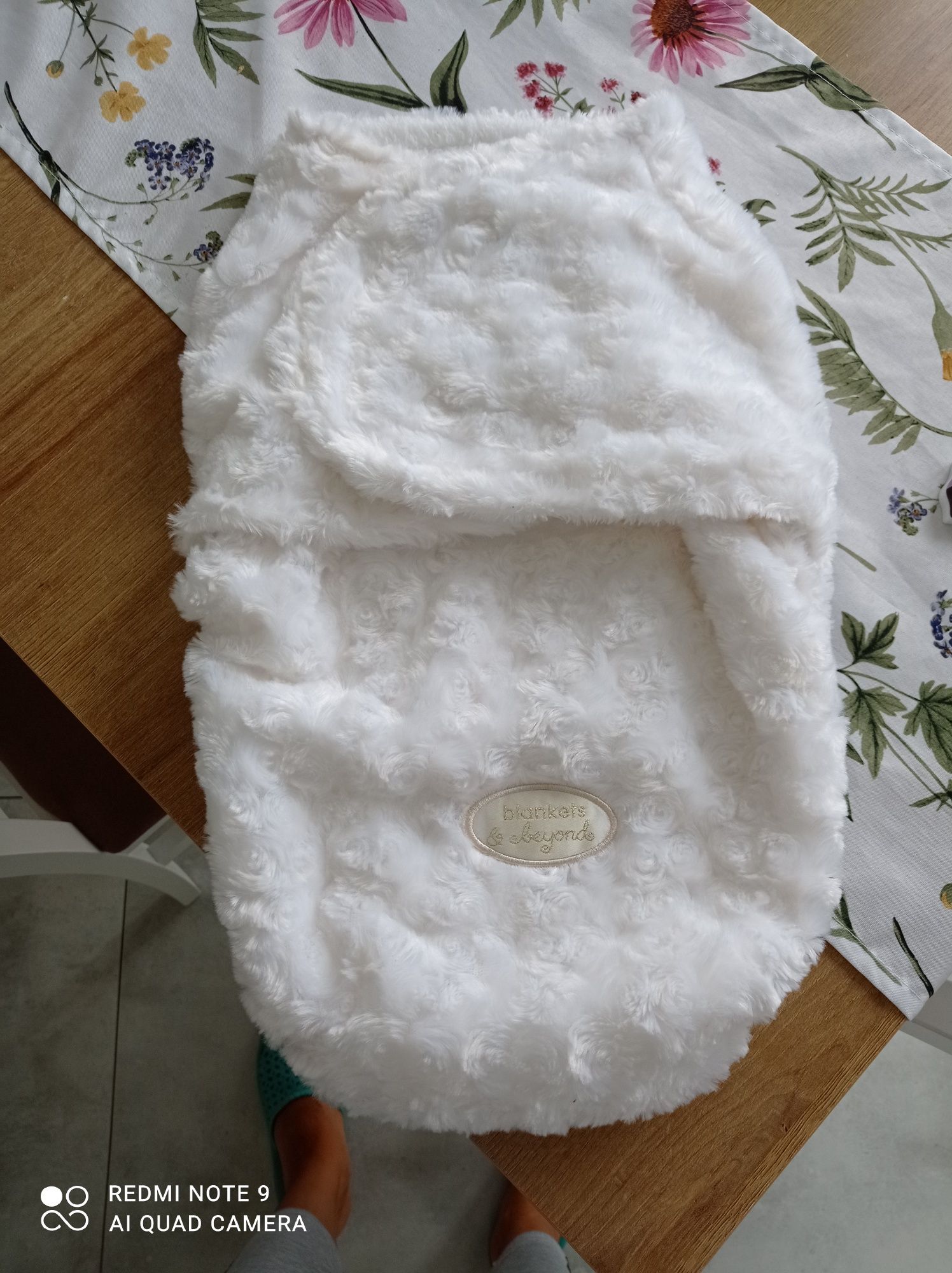 Przecudny otulacz dla niemowląt miękki ciepły