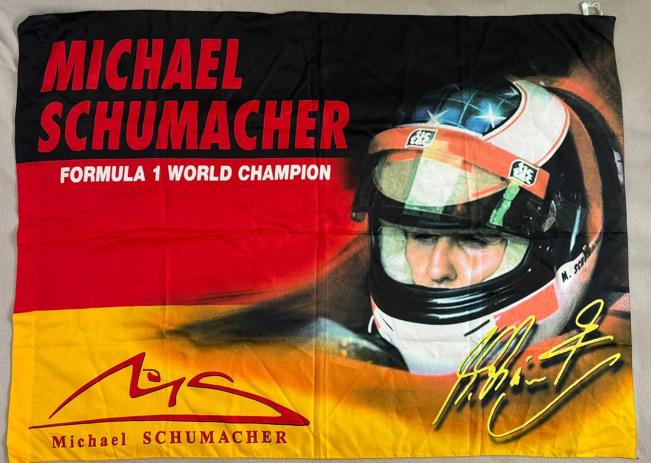 Flaga Michael Schumacher Formula 1 World Champion