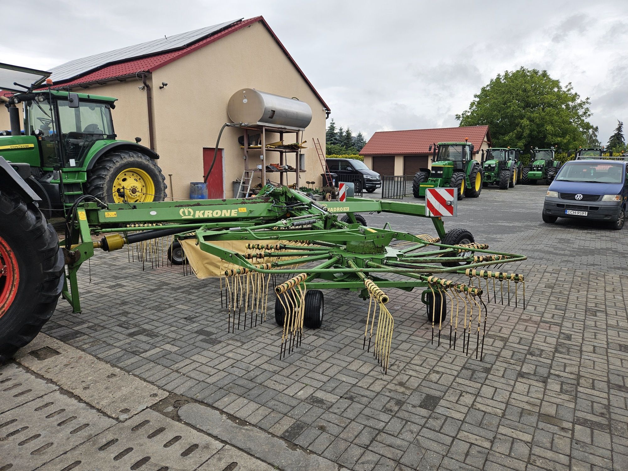 Zgrabiarka krone swadro 761 nowy model claas pottinger