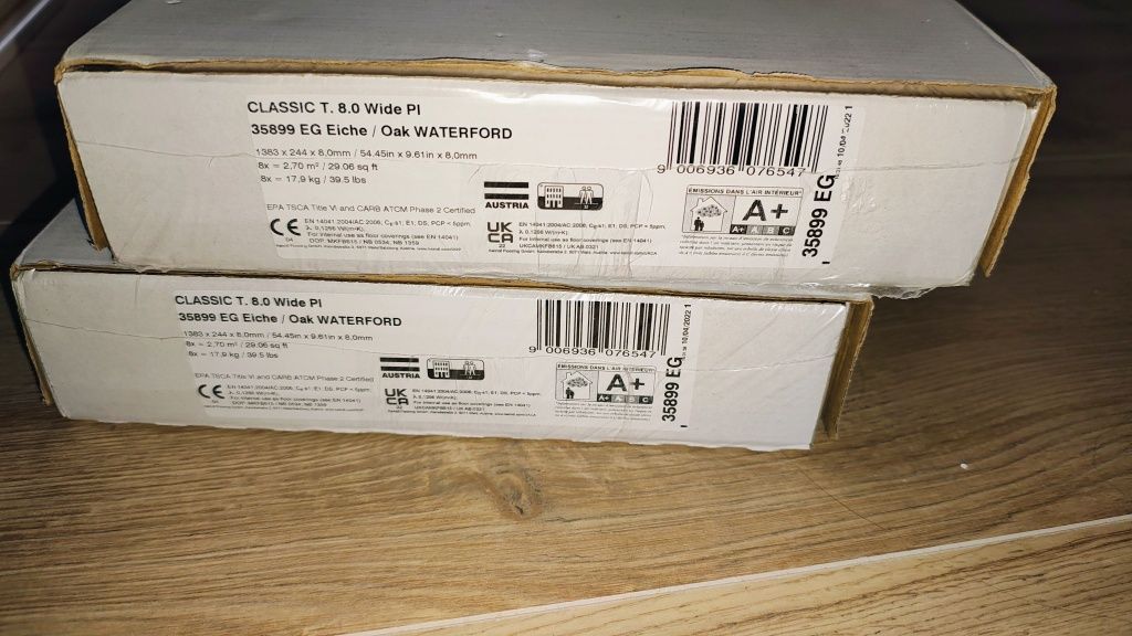 Panele podłogowe NOWE - Kaindl Dąb Waterford K35899 + podkład w cenie