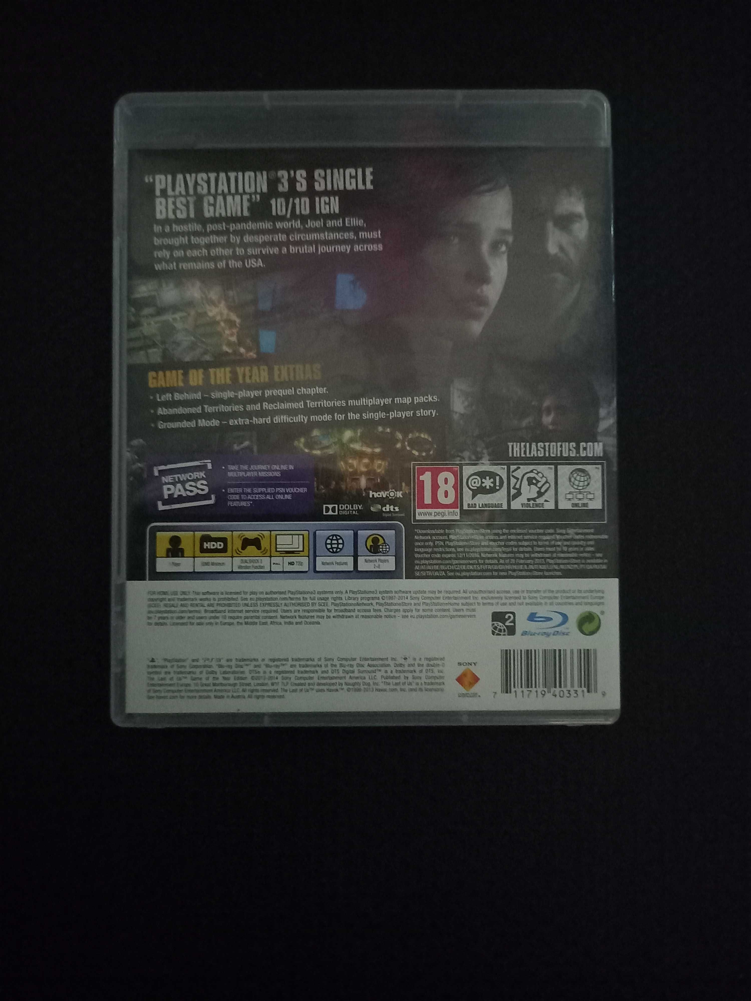 The Last Of Us, Game of the year playstation 3 ps3