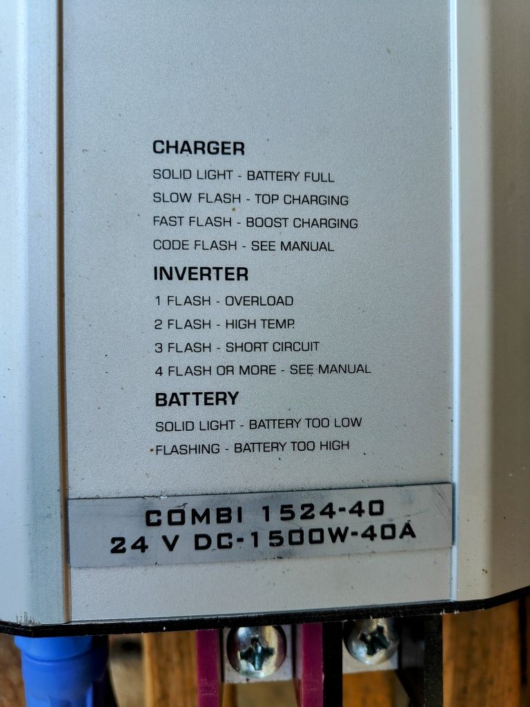 Інвертор гібридний 24v-220v-1500w-40А Clayton 3G Power 1524-40 EcoFlow