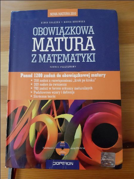 Obowiązkowa matura z matematyki operon+płyta