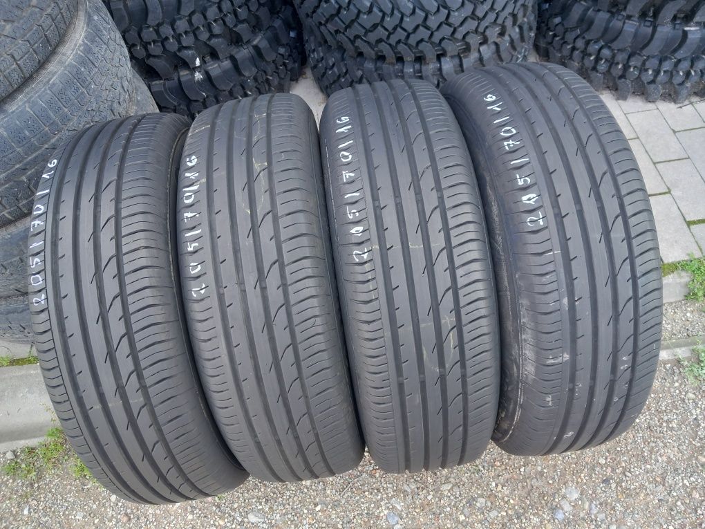 4x Opony Używane Letnie 205/70R16 Continental