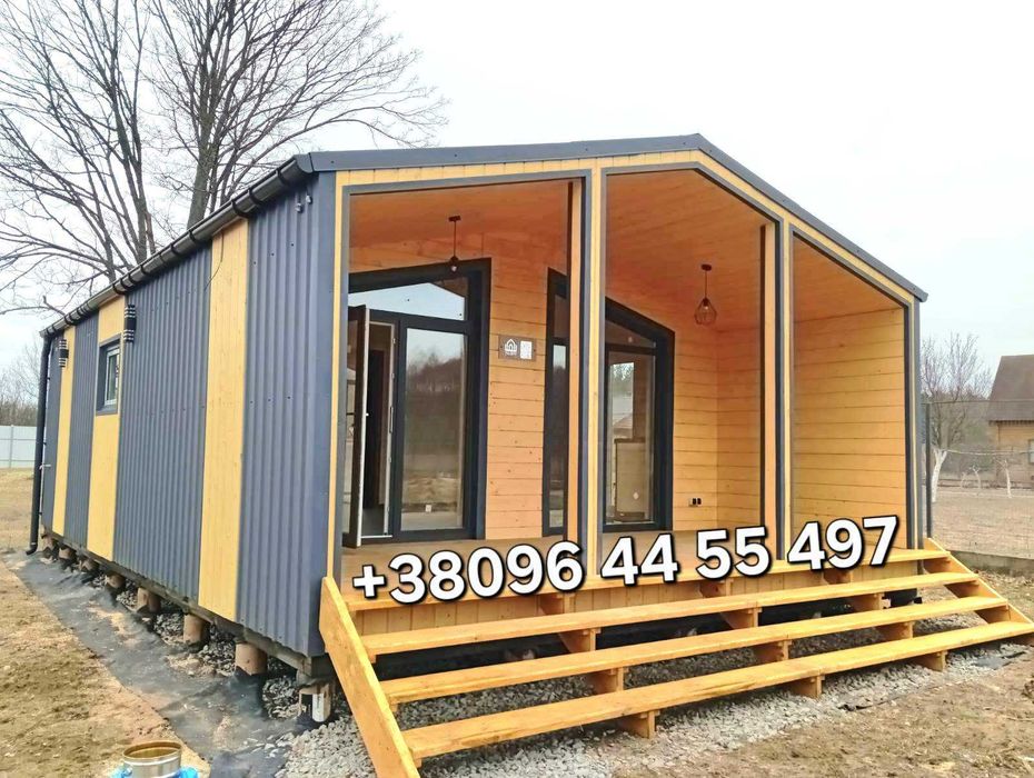 ВИРОБНИК! Житло, МОДУЛЬНИЙ БУДИНОК// ДАЧА/ Каркасний дім/ Барнхаус