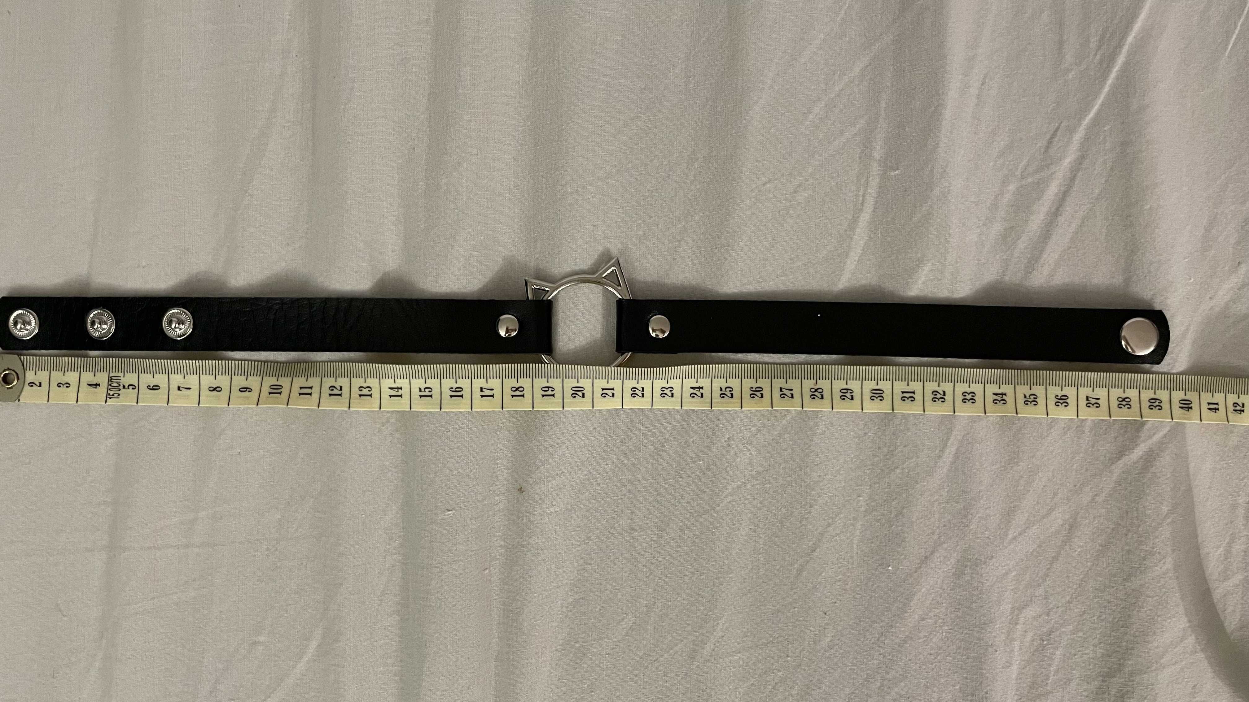 Choker obroża kot z kotem goth gothic lolita emo alternative metal