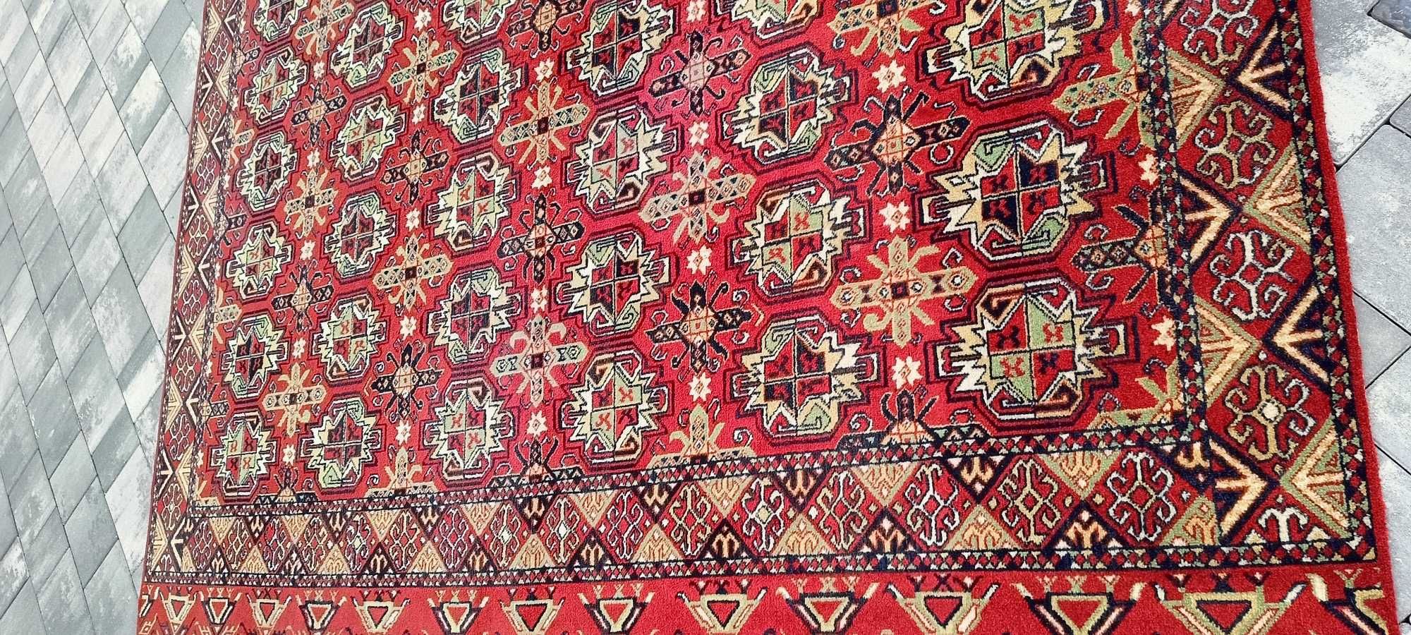 Dywan wełniany perski 350 x 250 cm wełna piękna kolorystyka
