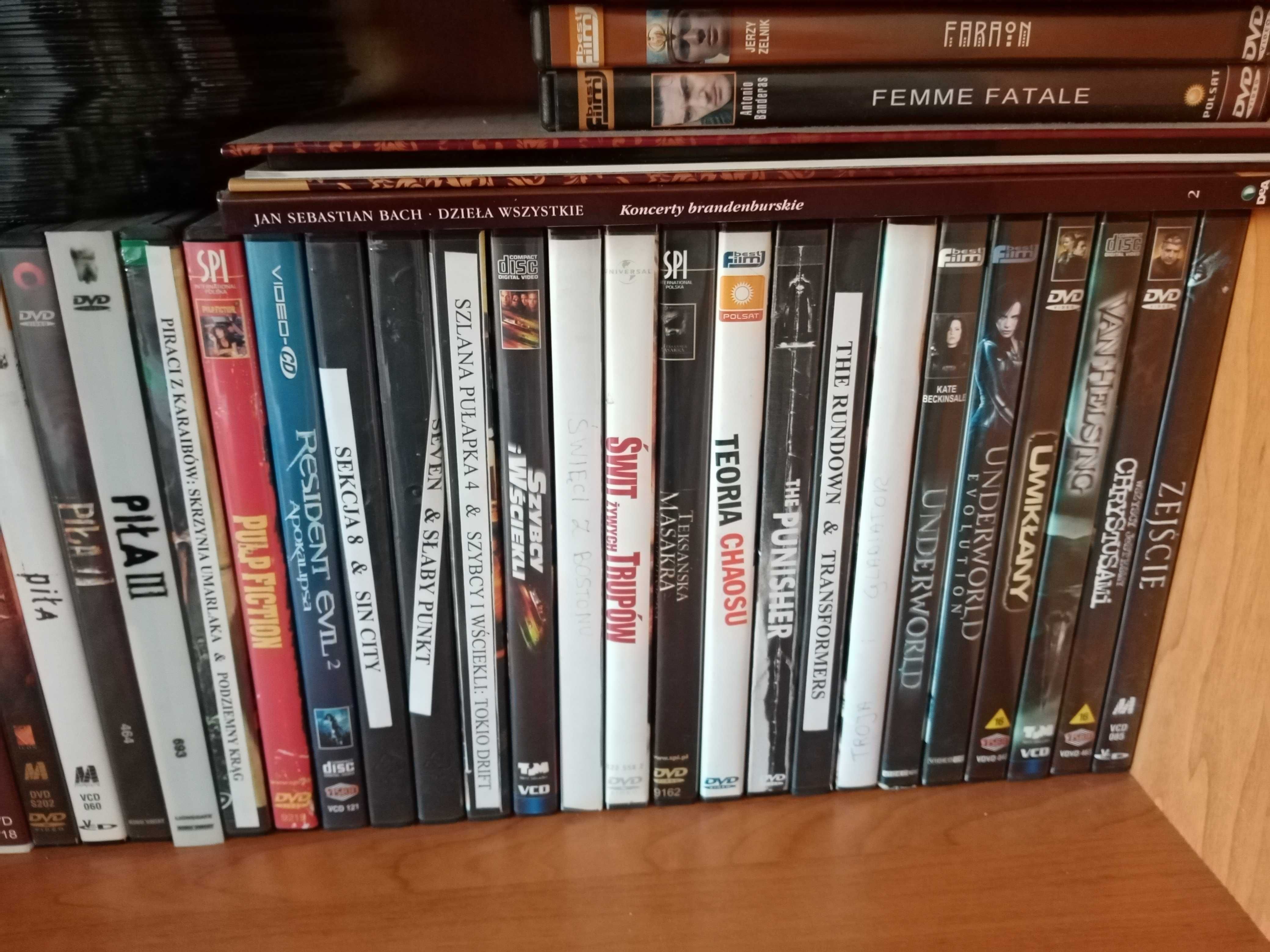 Filmy DVD różne gatunki
