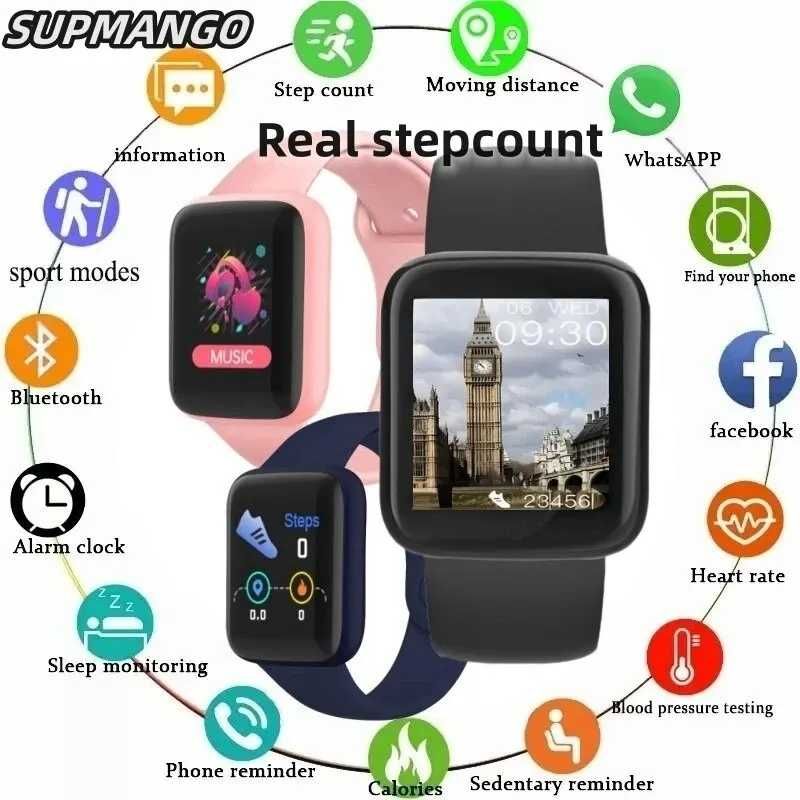 zegarek mężczyzn i kobiet Fitness/liczba kroków/Smart Watch
