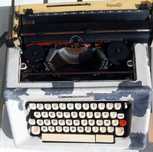 Máquina de escrever antiga