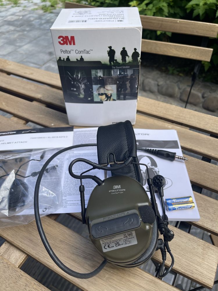 Військові навушники Peltor Comtac XPI з гарнітурою + кріплення‼️