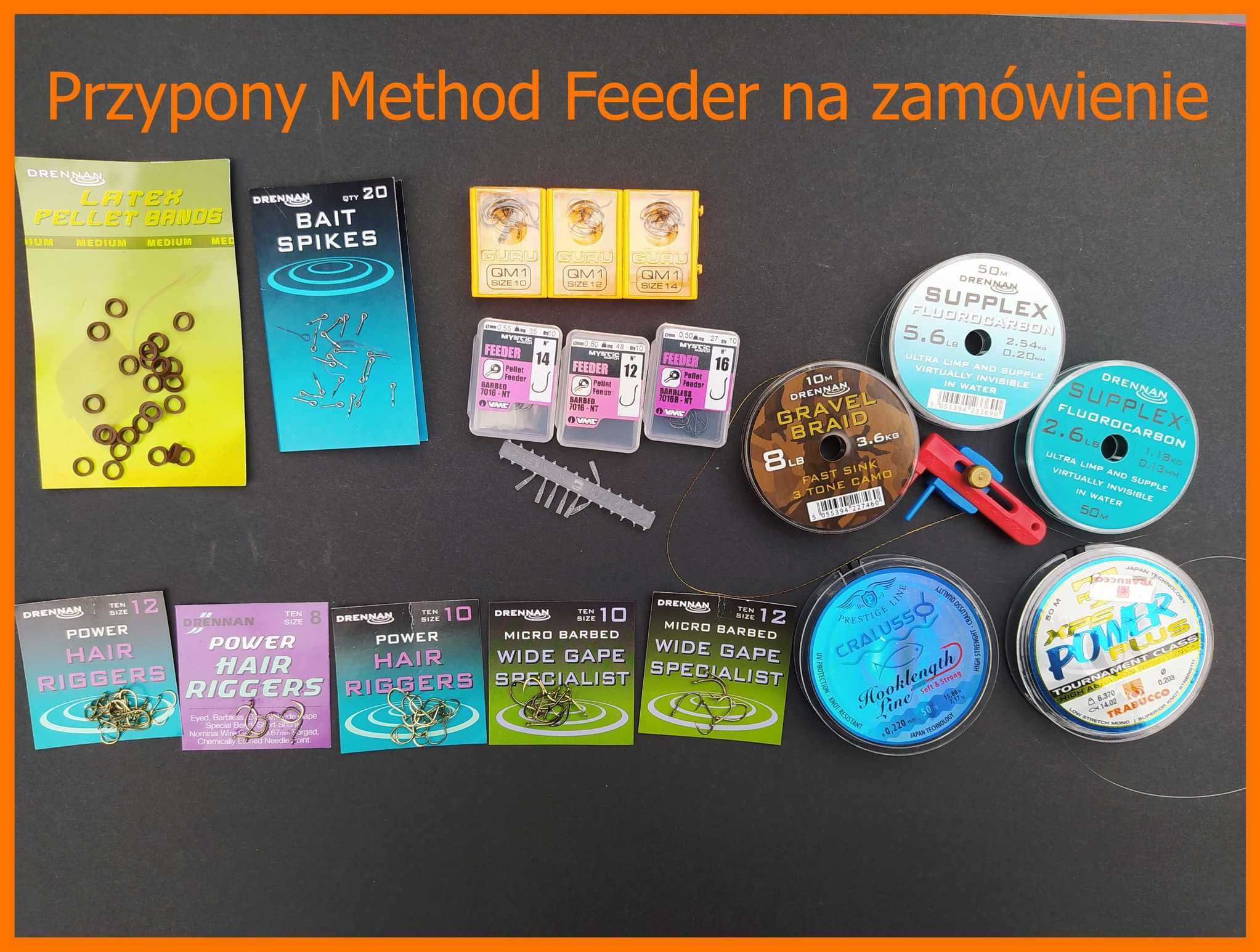 Przypony Method Feeder - zestaw nr 1 40 szt