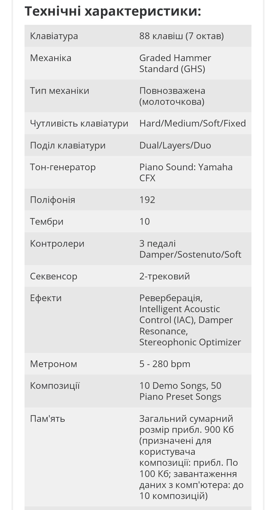Цифрове фортепіано Yamaha Arius UDP 144