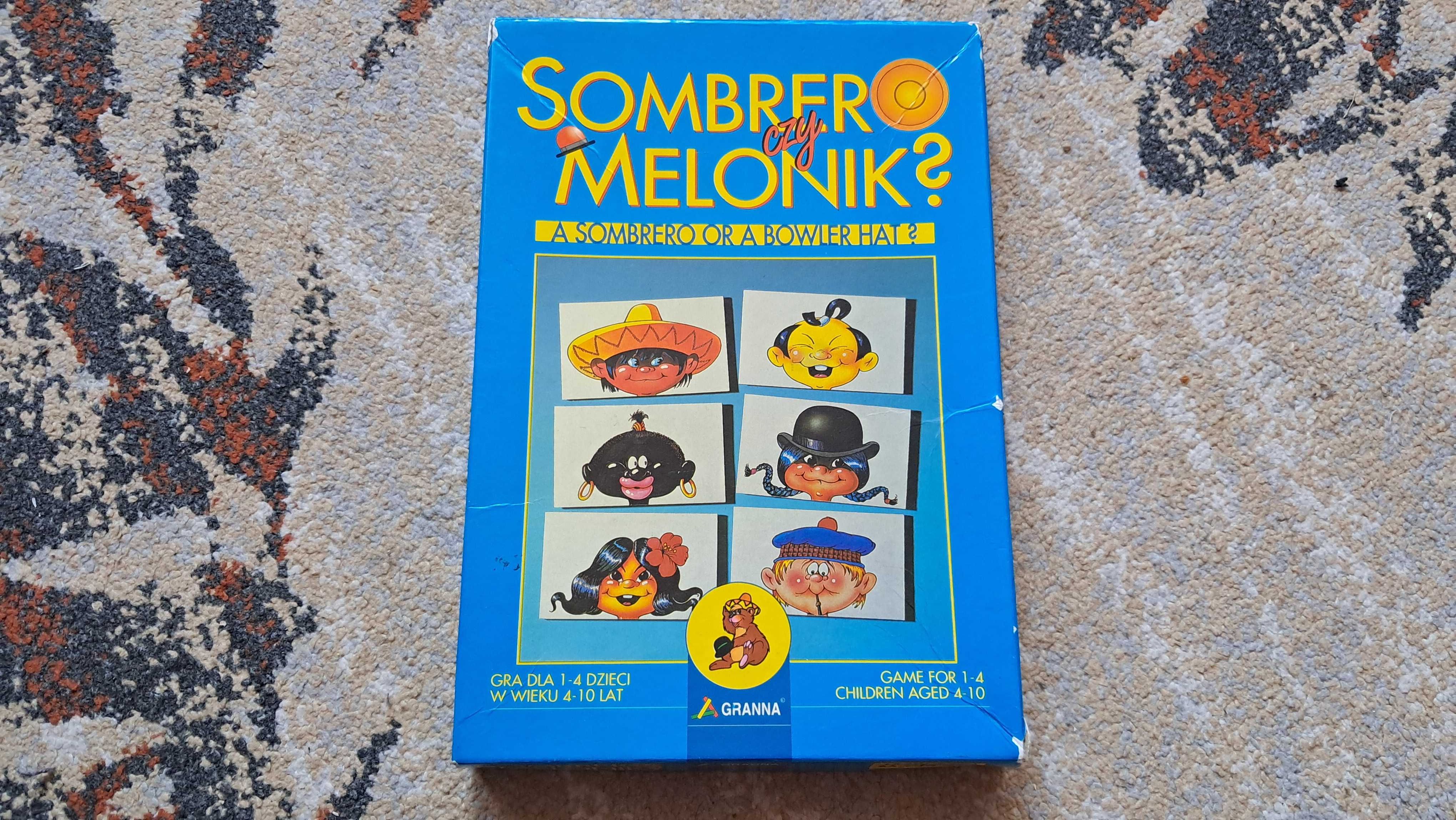 Gra Sombrero czy melonik? Vintage 1992